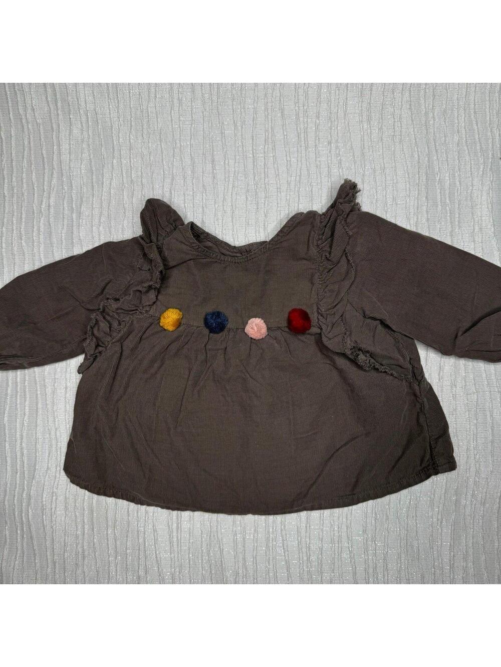 Baby girl brown Zara blouse